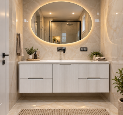 Luna Gold Modern Banyo Dolabı
